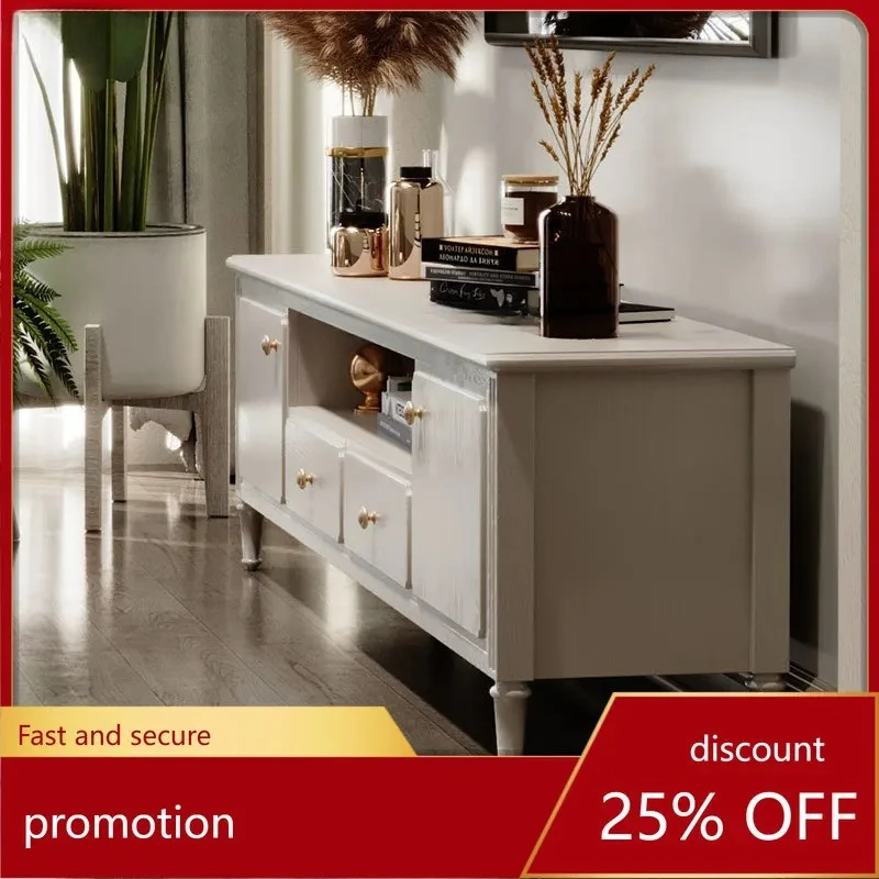 Simple Modern Living Room Light Luxury Floor Cabinet Simple Storage Small Apartment Coffee Table TV Stand