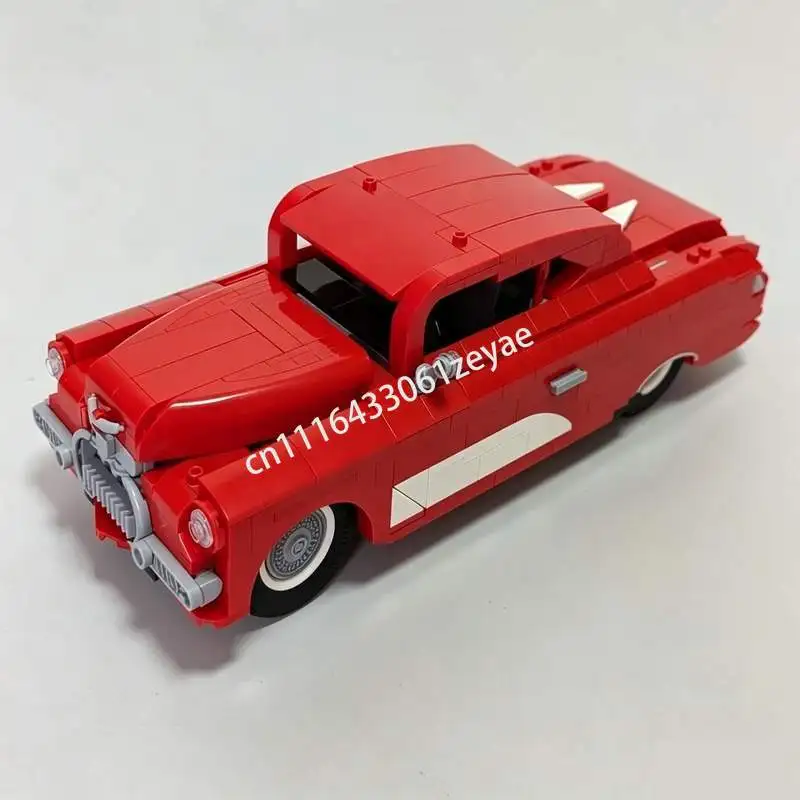 804PCS MOC Classic Vintage Car Model Creative Retro Vehicle Building Blocks DIY Assembly Puzzle Educational Toy Collection Gifts