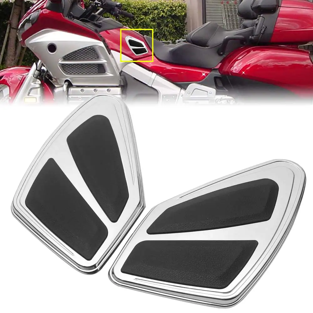 

Декоративные хромированные накладки на бак мотоцикла, наколенники, облицовка для Honda Gold Wing Audio/Comfort/Navi/ABS GL1800HPNA 2012-2017