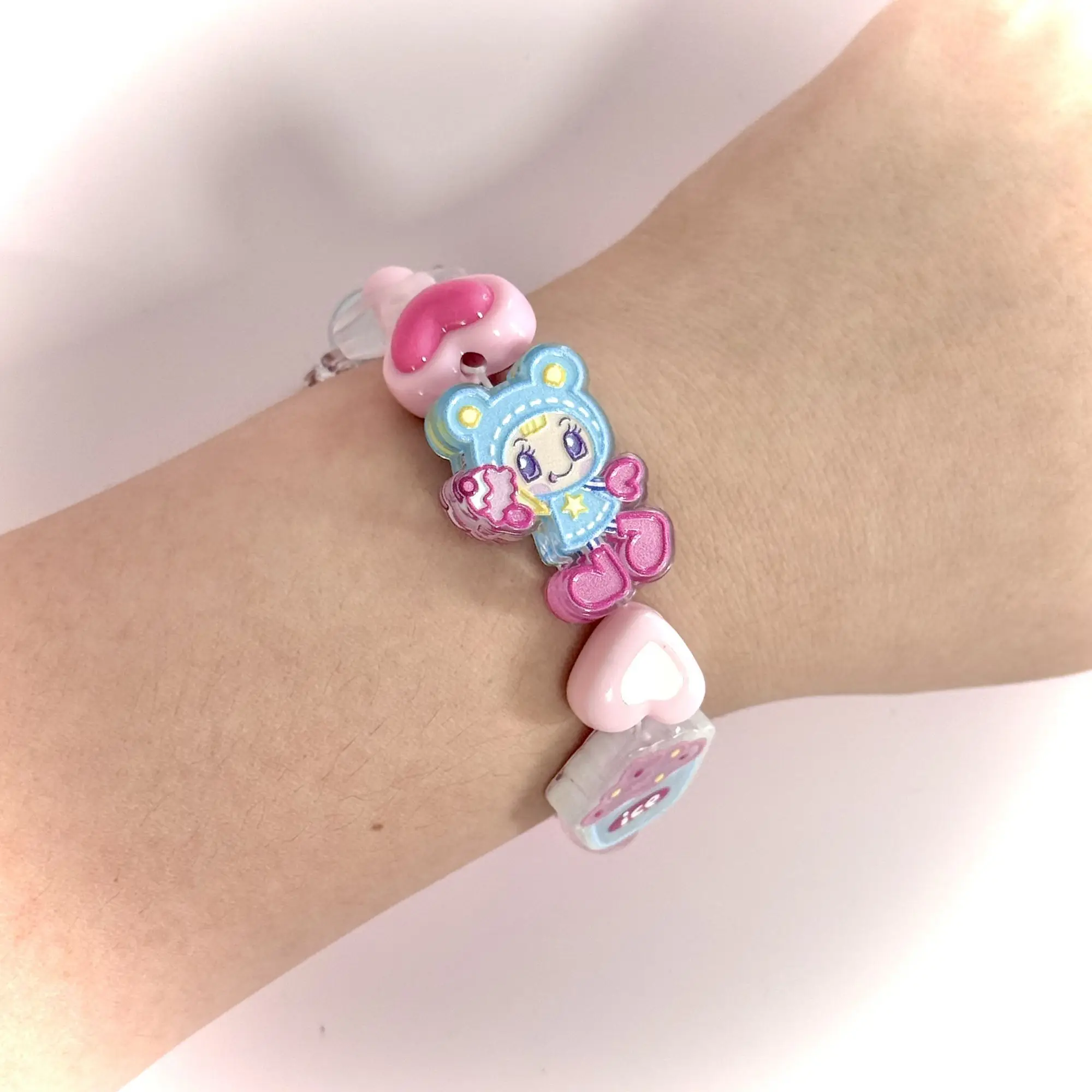 Original Handmade MP Hand String Bracelet Cartoon Cute Core Elastic Bracelets Japanese Sweet Girl Jojifuku Y2k Accessories
