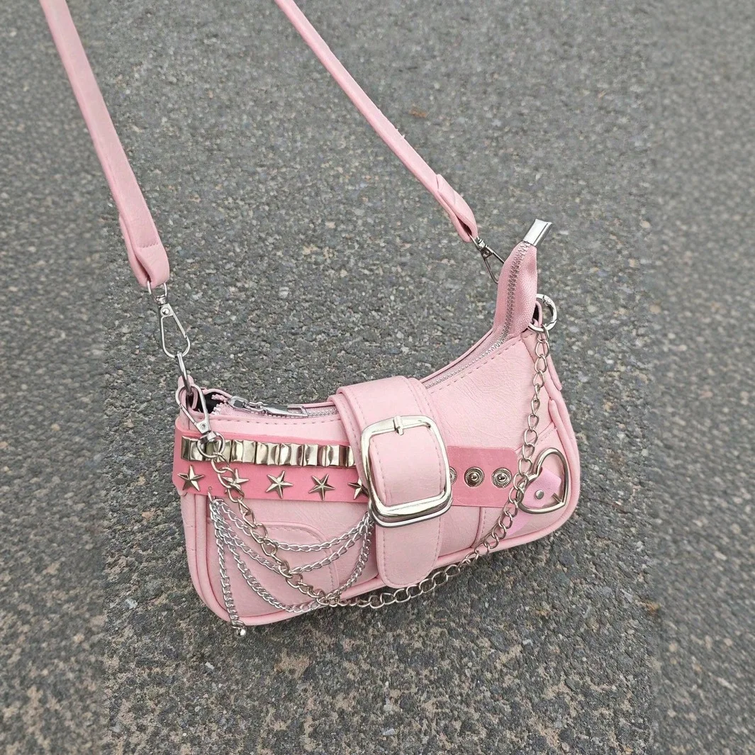 

Women's Bag 2024 Versatile Crossbody Bags Trendy Original Pink Star Bag Shoulder Bag Purse
