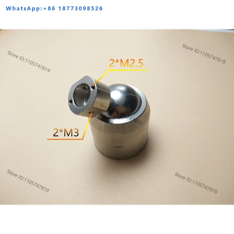 Stainless steel damping universal joint ball hinge ball bracket stop pan tilt torque 0-200KGF