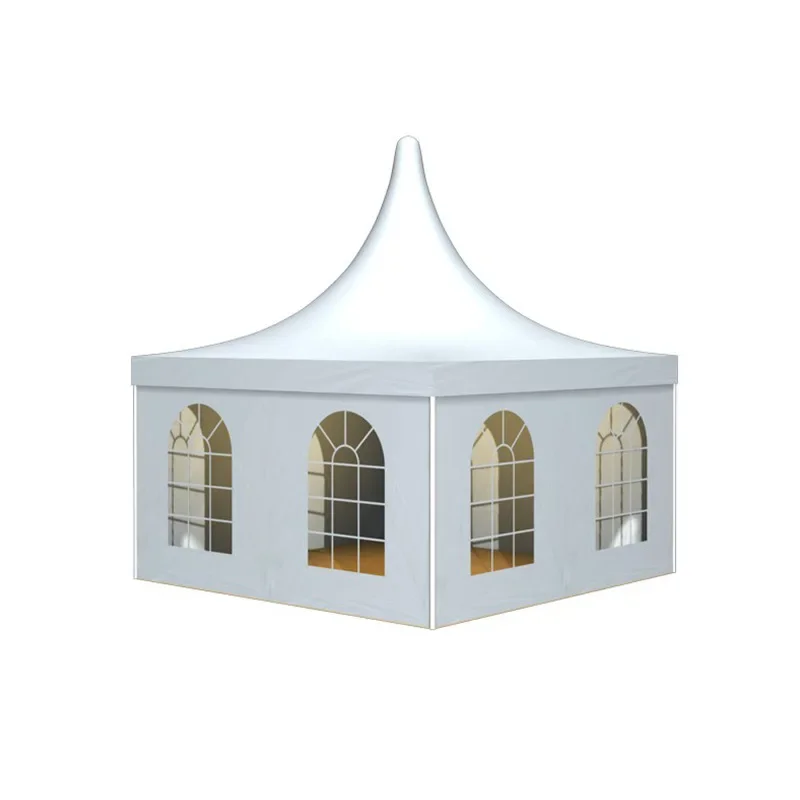 Outdoor sunshade pointed tent, movable cone-top tent, security check reception tent to set up temporary activity