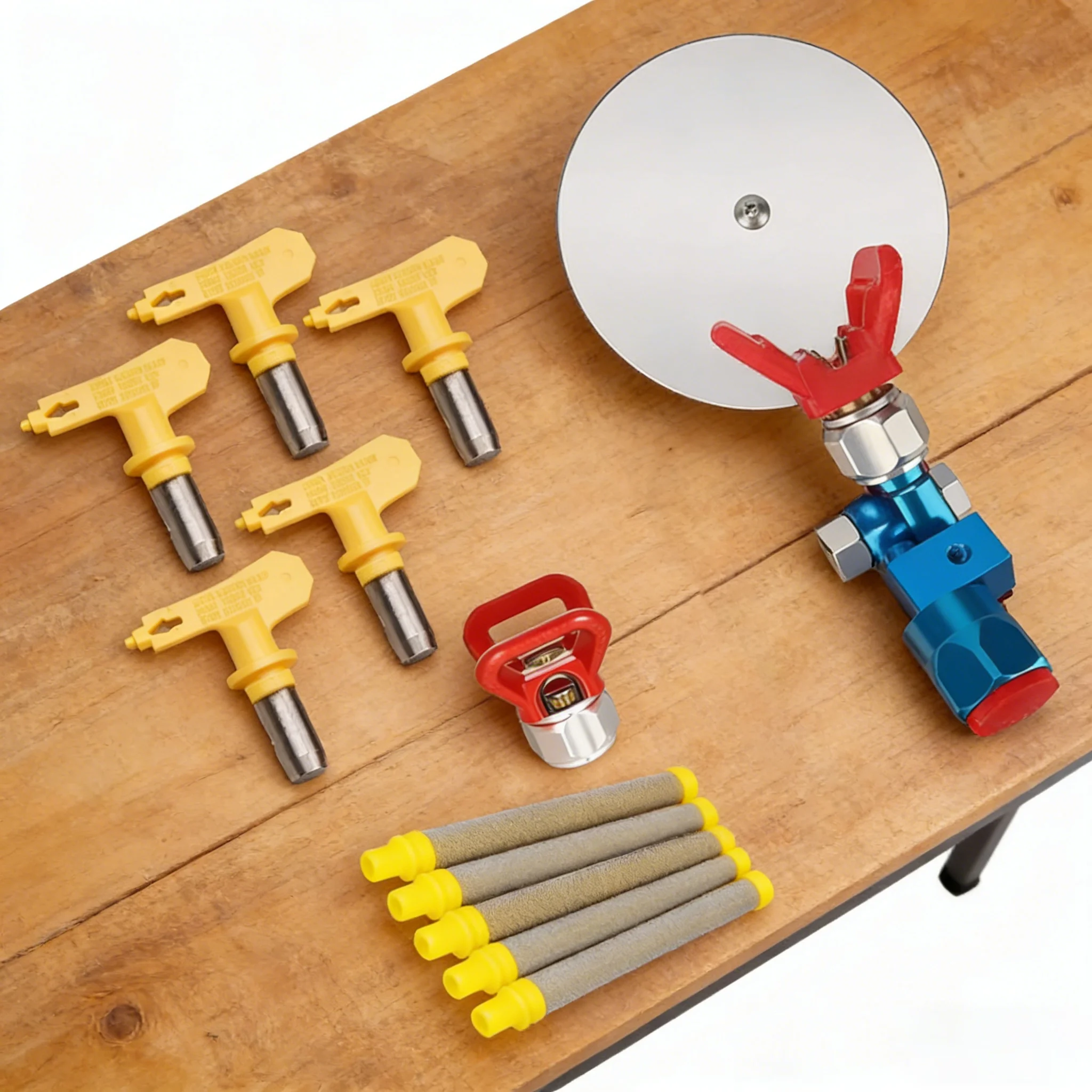 

Airless Paint Sprayer Baffle Latex Paint Paint Duckbill Seat Nozzle Filter Screen Accessory Spray Guide Accessory Tools For All