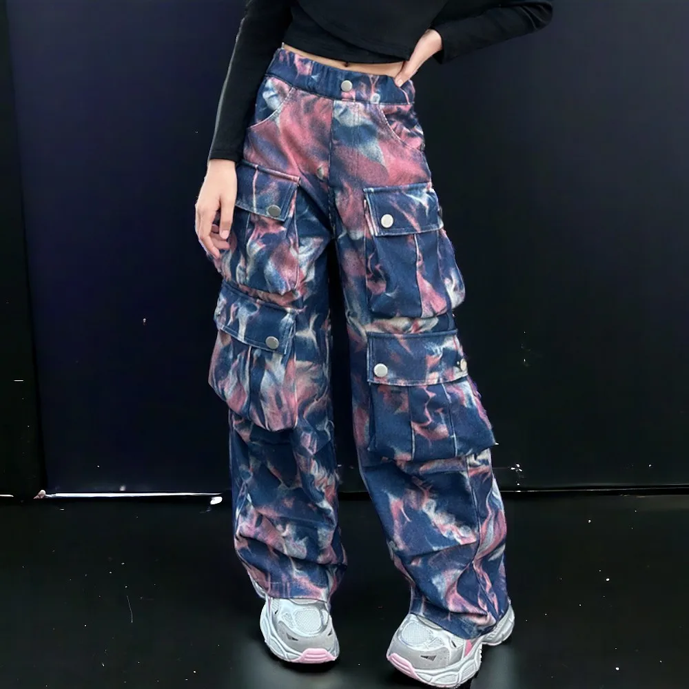 Cool Teenagers Outfits Casual Kids Baggy Pants for Girls Trousers Baby Children Overalls Autumn Clothes 4 6 7 8 9 10 11 13 Years