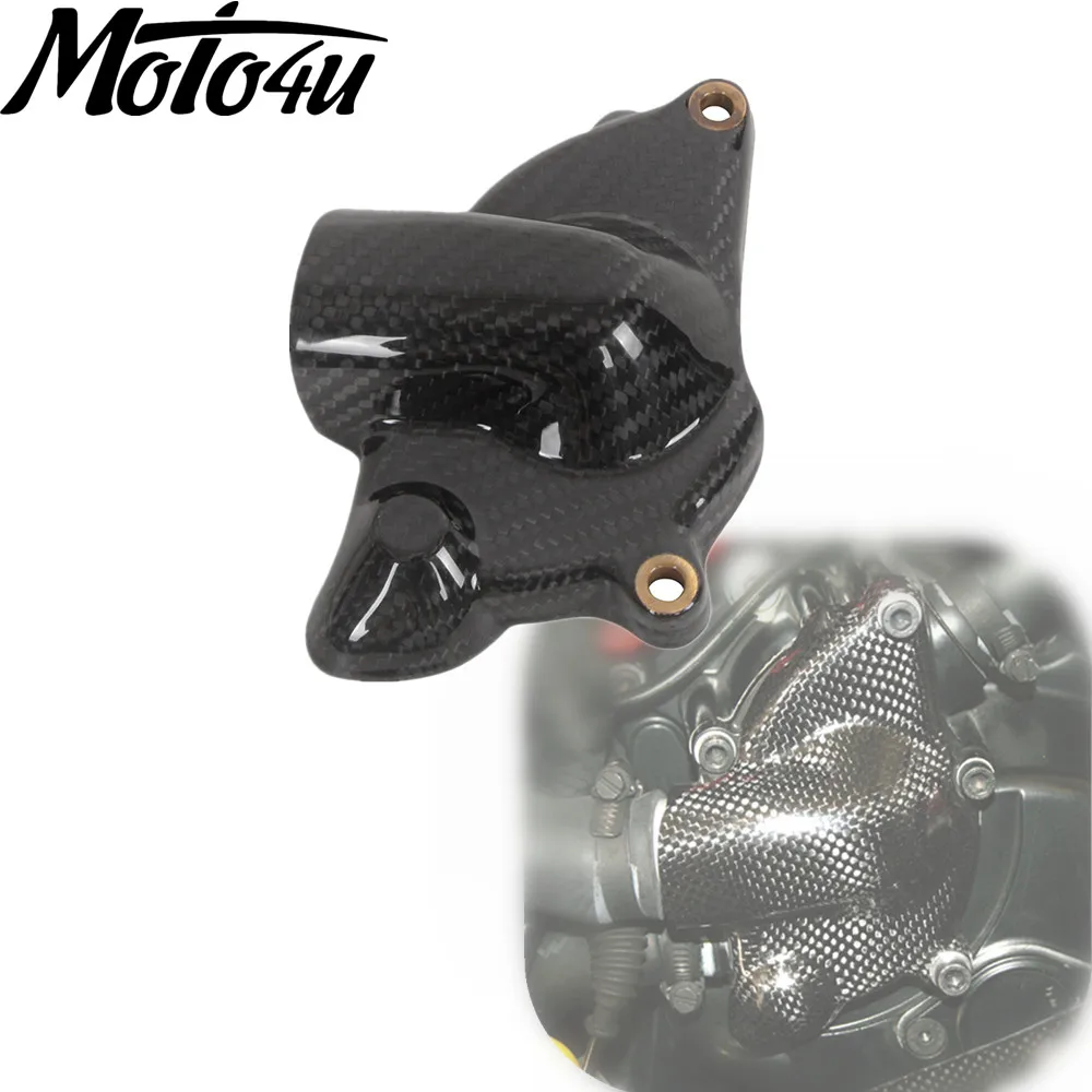 For Ducati 749 999 848 1098 1198 Carbon Fiber Water Pump Cover