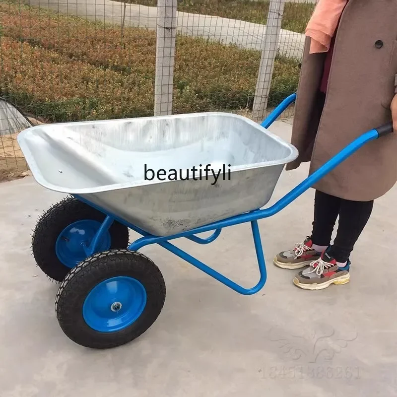 NNWheelbarrow construction site agricultural sand construction dump garbage handling two-wheeled trolley