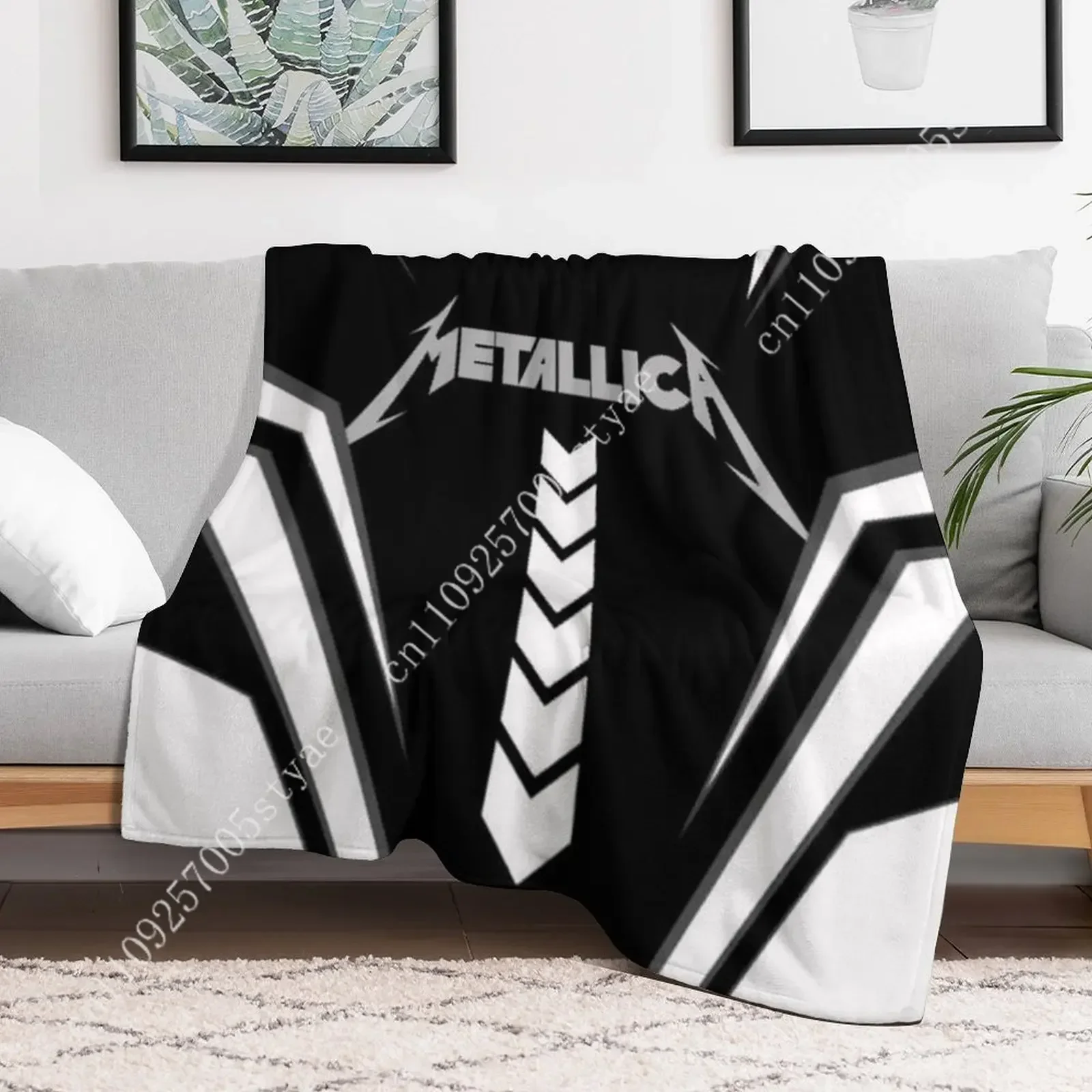 James Hetfield M-etallicas Flannel Blankets Are Soft Comfortable and Warm Perfect for Winter Naps Homes Offices Travel Camping