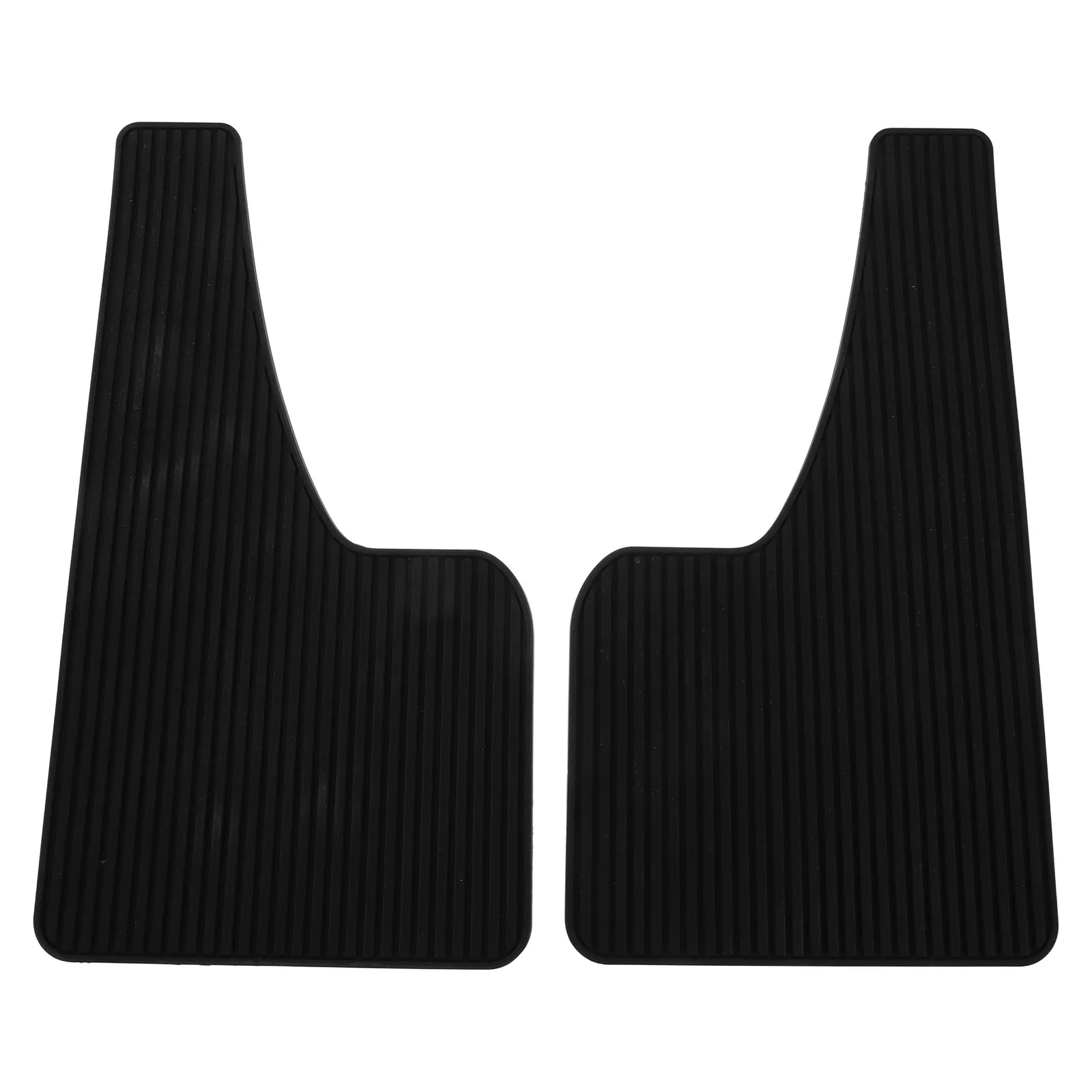 

1 Pair Universal Car Mud Flaps Black Pvc Auto Tire Splash Guards For Suv Truck Pickup Front Wheel Protection Durable Waterproof