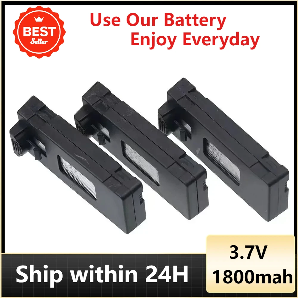 3.7V 1800Mah RC Drone Battery Accessory For E88 E88PRO Ls-E525 E525 PRO Mini Uav Drone Battery Special Rc Part 1/2/3/4/5/6Pcs
