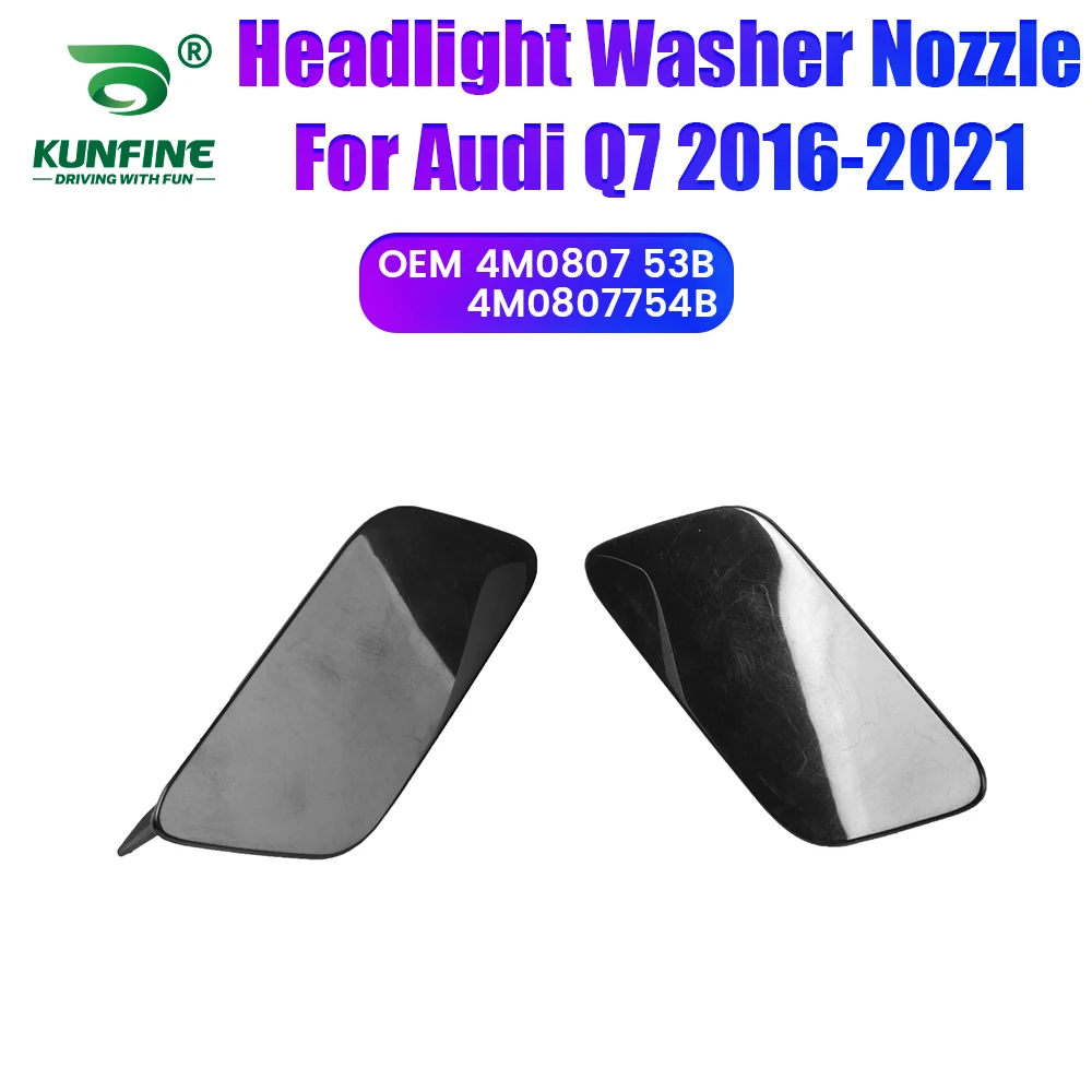 

Автомобильная фара, передний бампер, омыватель, распылительная форсунка, крышка насоса для фар для Audi Q7 2016-2021 4M0807753B 4M0807754B