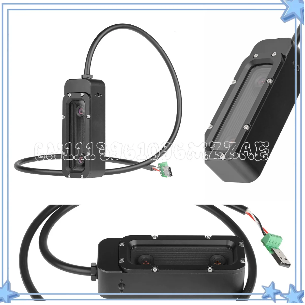 Synchronous Splicing with The Same Frame Underwater Ranging ROV Visual Obstacle Avoidance 300 Meters Waterproof and Free Drive