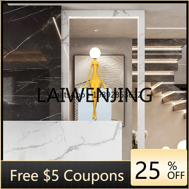 

7ZSPHumanoid Decoration Living Room Decoration Home Villa Entrance Light Luxury Creative Character Decoration GRP Sculpture