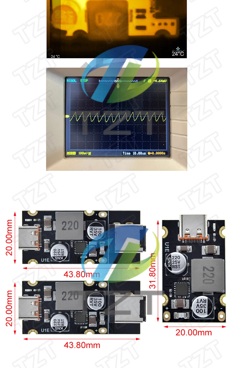 1/2PCS DC8-32V 3,25A 65W Step down modul QC4.0 QC3.0 Typ-C USB PD65W schnelle lade Adapter modul für Huawei SCP/FCP Apple PD – Detail 2