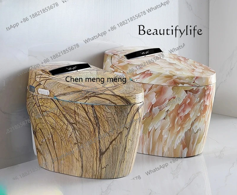 

Color smart toilet integrated automatic no water pressure limit electric voice toilet F185