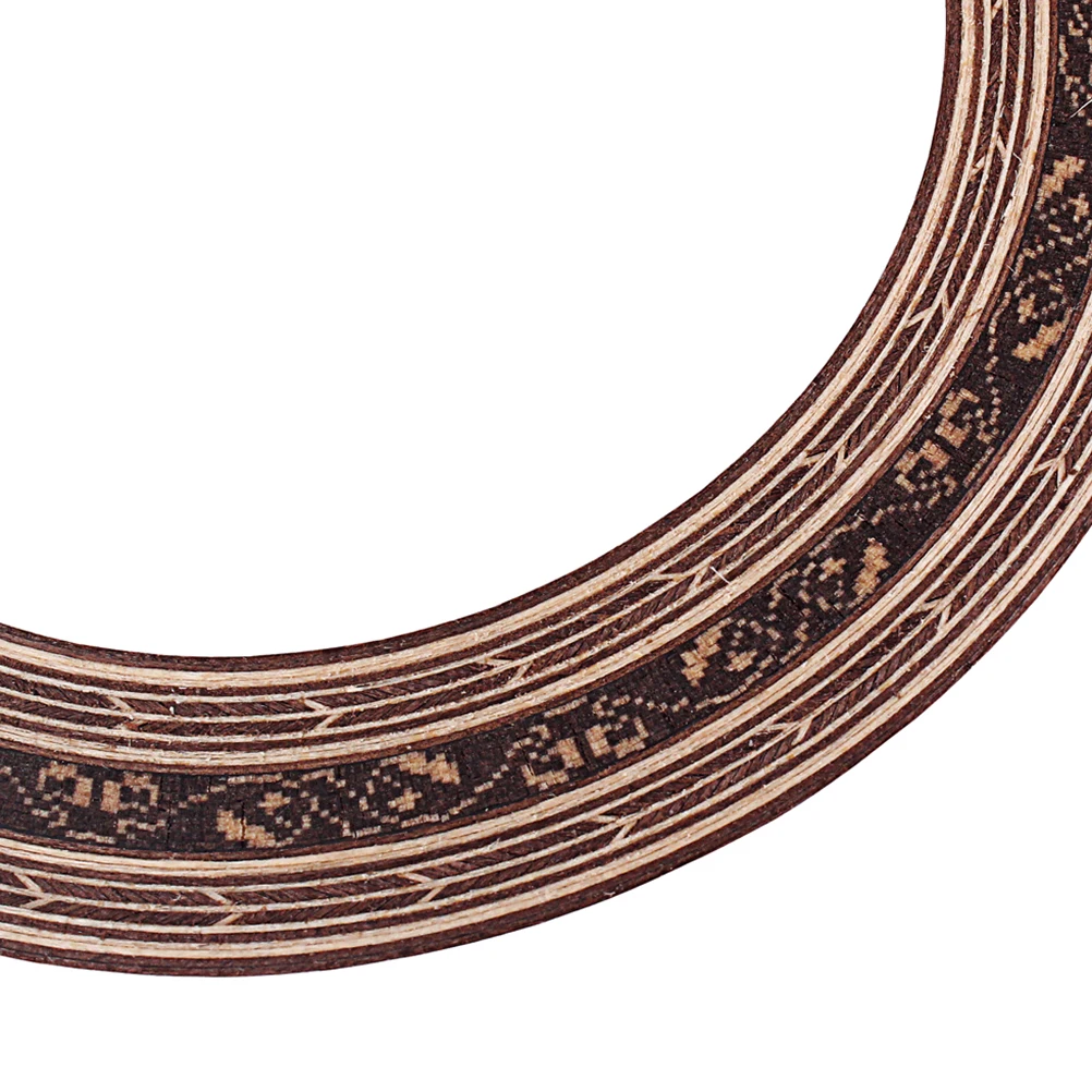 

Curved Strips Sound Hole Rosette Inlay Classical Guitar Flower Bamboo Cover Easy Apply Remove No Damage Compatible Electric