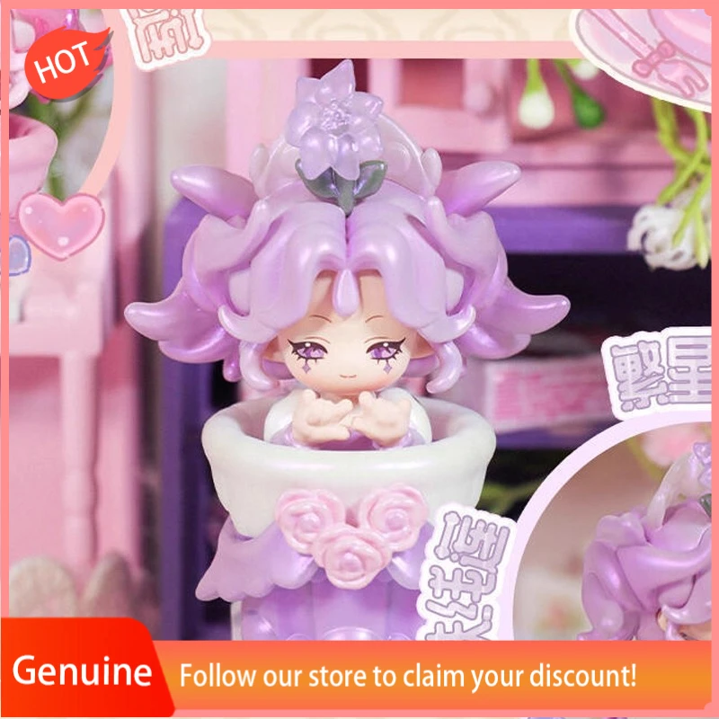 本物のスイートエミリアフォーミーソースミラクルガーデンシリーズブラインドボックスデスクトップオーナメントハンディオフィスボーイブラインドバッグギフト