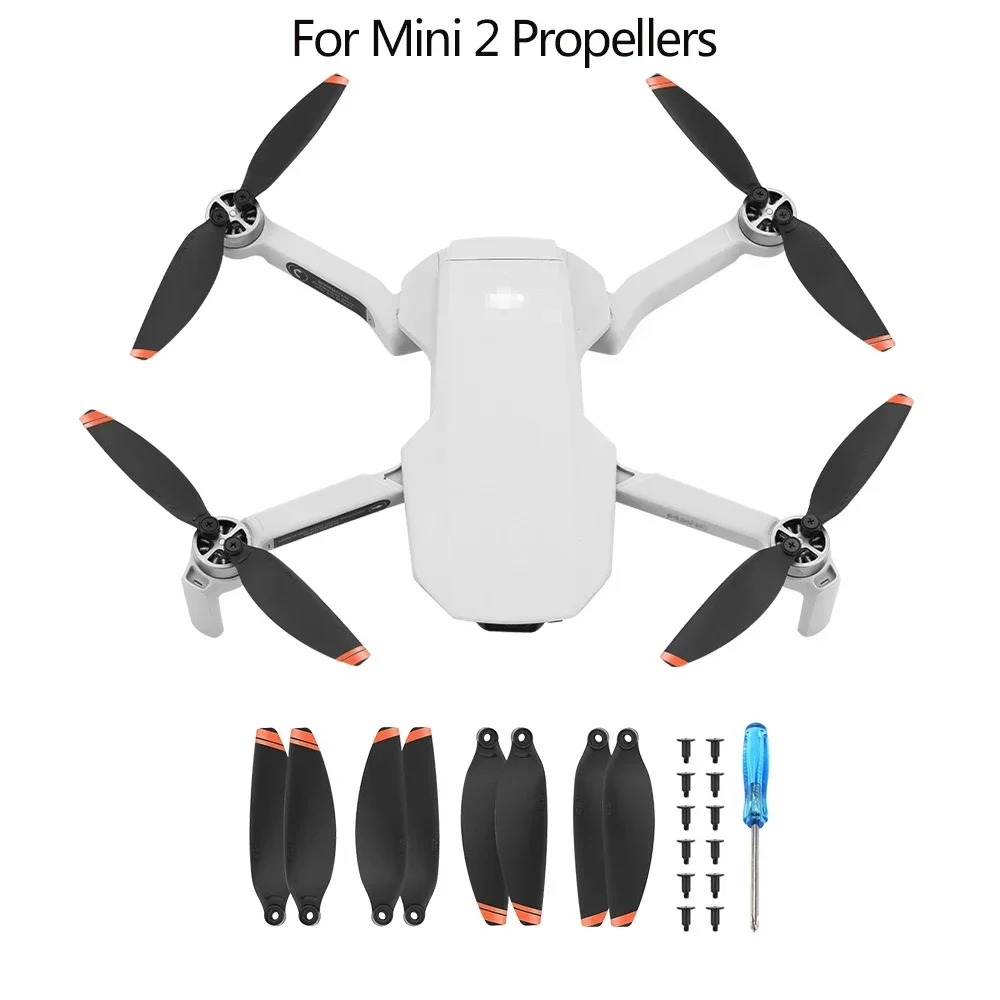 

Propellers for DJI Mini 2 Propellers Low Noise Light Weight Wing Blade for Mini 2 Drone Replacemen Spare Parts Accessories