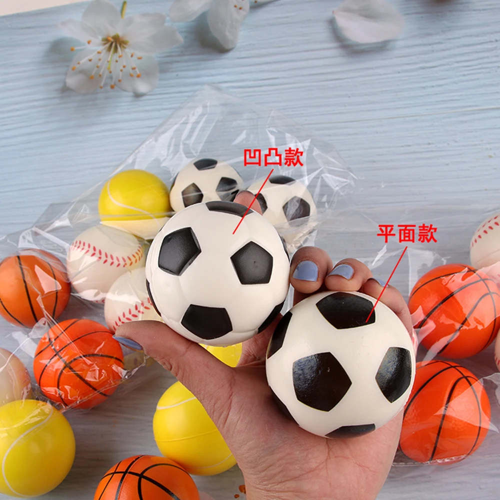 1pcs Children Sponge PU Ball Toy Sports Anti Stress Ball Educational Toys For Kids Outdoor Sports Decompression Release Ball