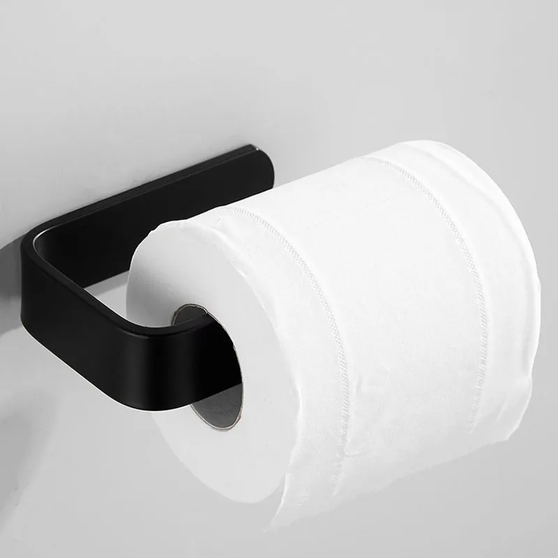 

Toilet tissue holder without punch holes toilet paper holder household bathroom roll paper holder storage rack kitchen storage