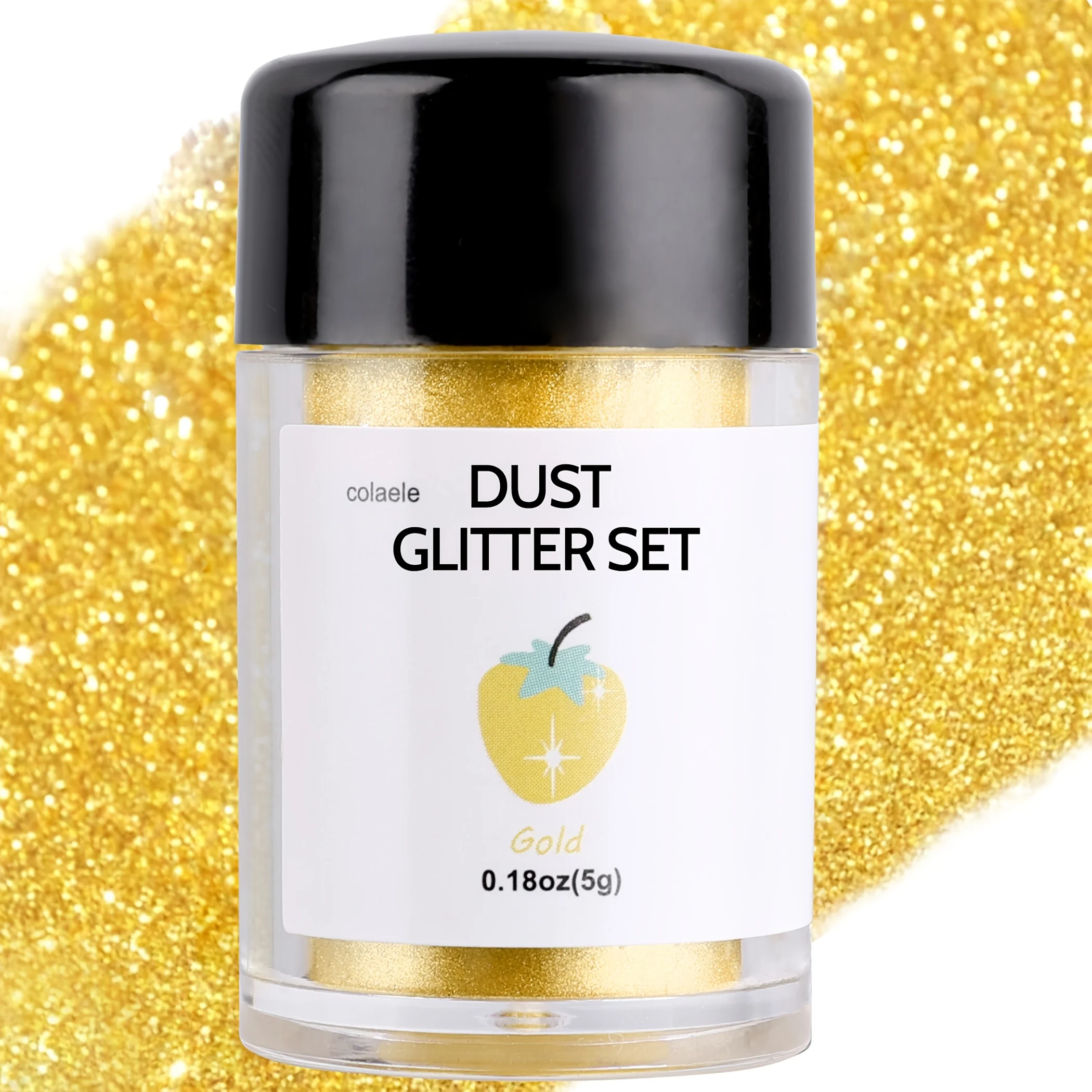 Mehrfarbiger Staubglitter, DIY-Bastelpailletten, Dekorativer Glitzerpuder für Backwaren, Geburtstagsgeschenk, Dekorativer Glitzer – Detail 14