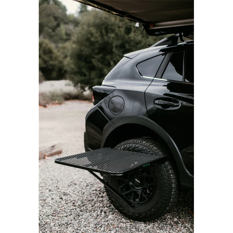 

Подходящий автомобиль в стиле легкий алюминиевый дорожный уличный верстак с шинами для кемпинга