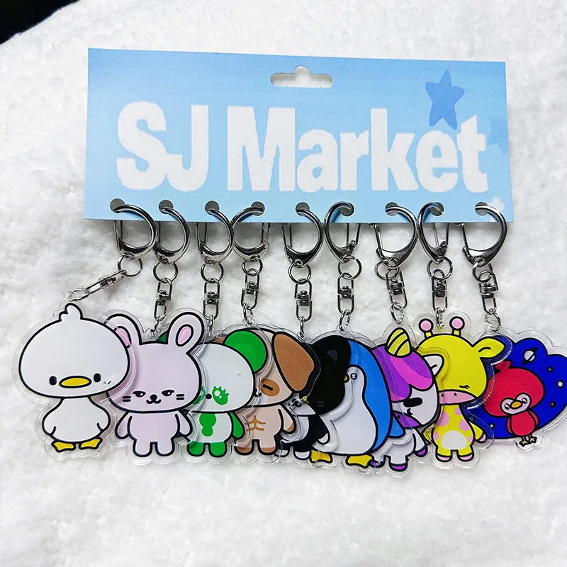 Idol Super Junior 20th Anniversary Keychain Acrylic Bag Accessories Lee Teuk Hee chul Yesung Shindong Eunhyuk Ryeo wook Fan Gift