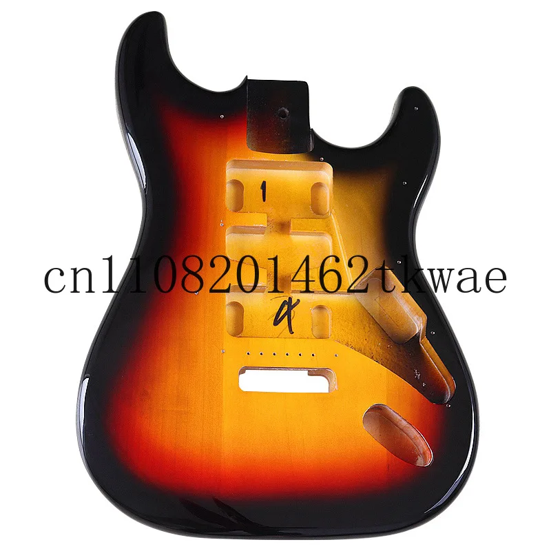 Electric Guitar Body Sunset Color Guitar Body Single Shake Guitar Modified Musical Instrument Accessories DIY