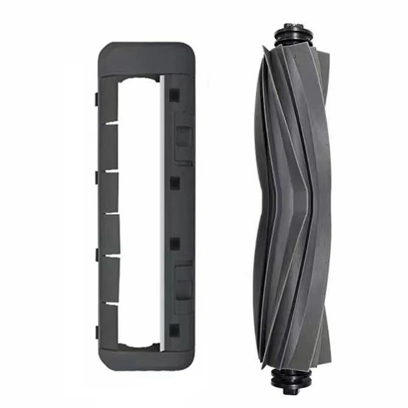 A23T Replacement Main Brush Cover for Dreame Bot L10S Pro Ultra Robot Vacuum Cleaner Roller Brush Parts Accessories Black