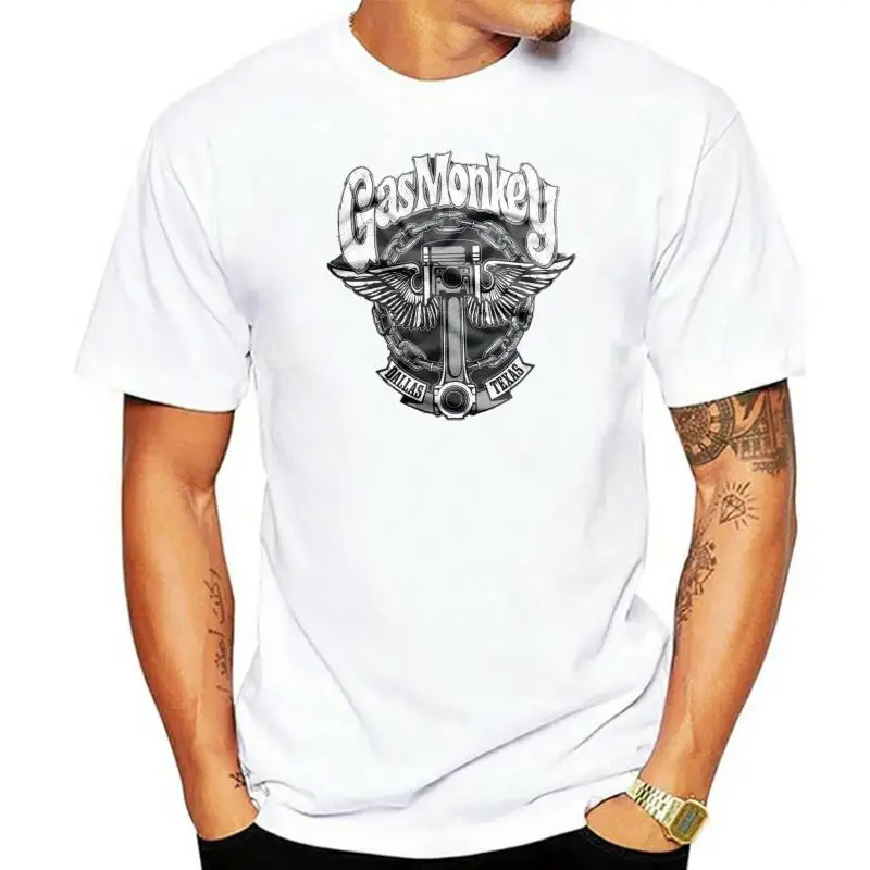 Print Men T Shirt Summer Garage Big Piston Hot Rod Car Fans Men T-Shirt S-3XL Sizes T-Shirt