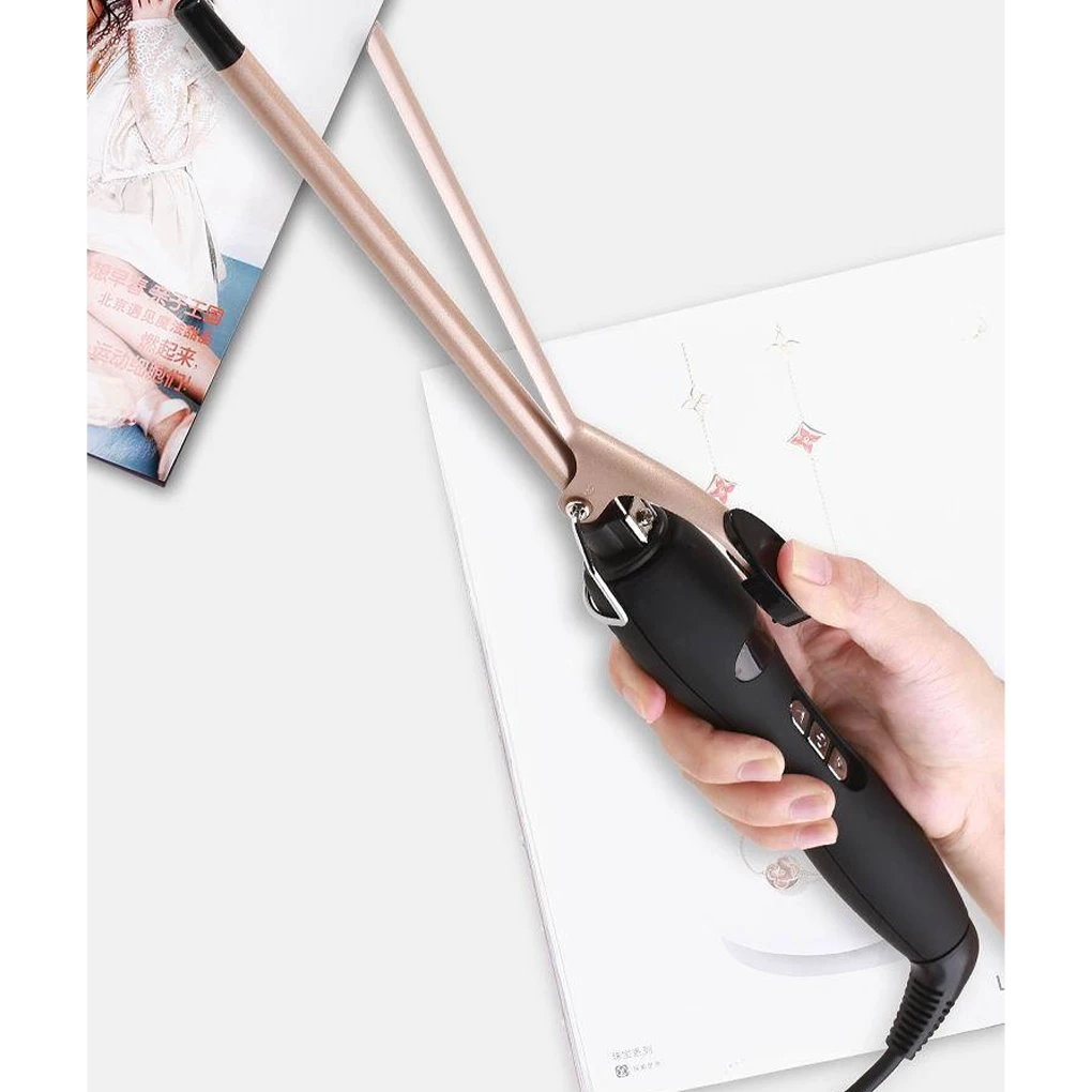 Alloy Fast Heating Hair Curling Iron For Efficient Curls Gentle On Hair Curling Iron Hair Universal gold 9mm