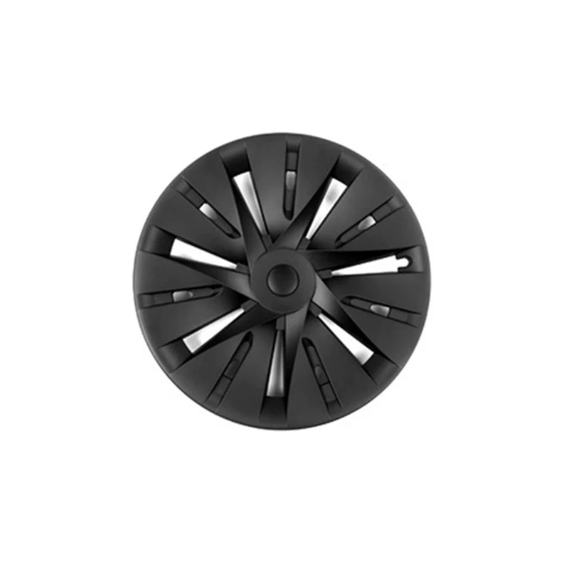 4PCS 19Inch Model Y Wheel Hub Cover Symmetrical Matte Replacement Wheel Hubcaps Full Rim Cover For Model Y Car Accessories