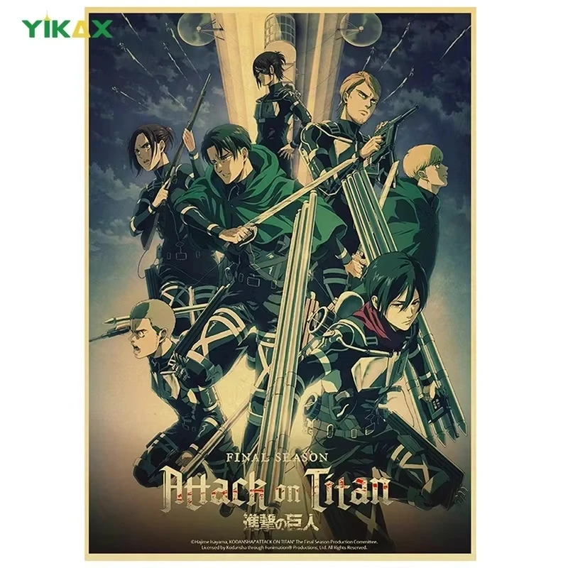 جوجو ريترو كرافت ورقة أنيمي جوجو مغامرة غريبة الملصقات الديكور صور جدار الغرفة Kawaii غرفة نوم الديكور المنزل #3