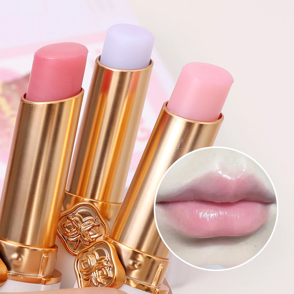 Bálsamo labial que cambia de Color de frutas, lápiz labial hidratante Natural de larga duración, cambio de estado de ánimo, maquillaje coreano, cosméticos