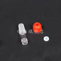 1PC Laboratory spiral thermometer sleeve glass grinding sleeve 14 19 24 29 35 # grinding plug standard hole hollow plug