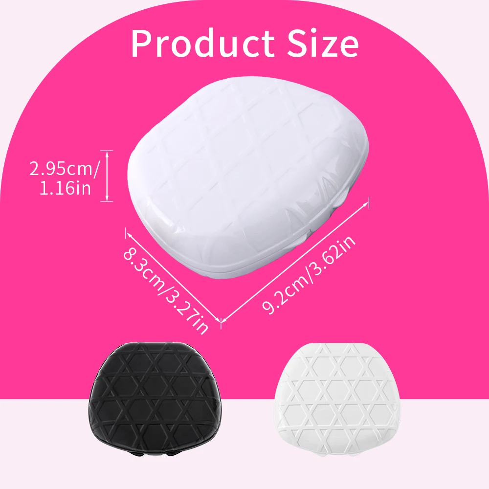 مرآة سفر LED مع أضواء، مرآة مكياج مدمجة محمولة مع سطوع قابل للتعديل، مثالية للمنزل والسفر والمهنة #4