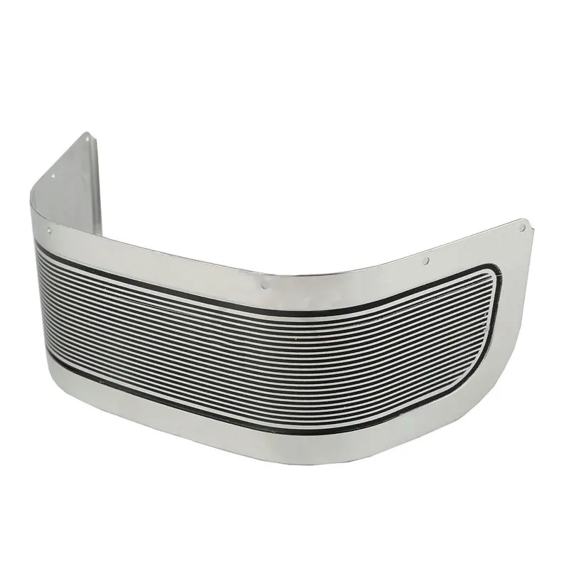 1x دراجة نارية كروم الجبهة الحاجز تنورة الألومنيوم ل هارلي 1980-2013 بجولة '09-'13 ترايك '86-'08 FLSTC '06 FLST '93-'96 FLSTN #2