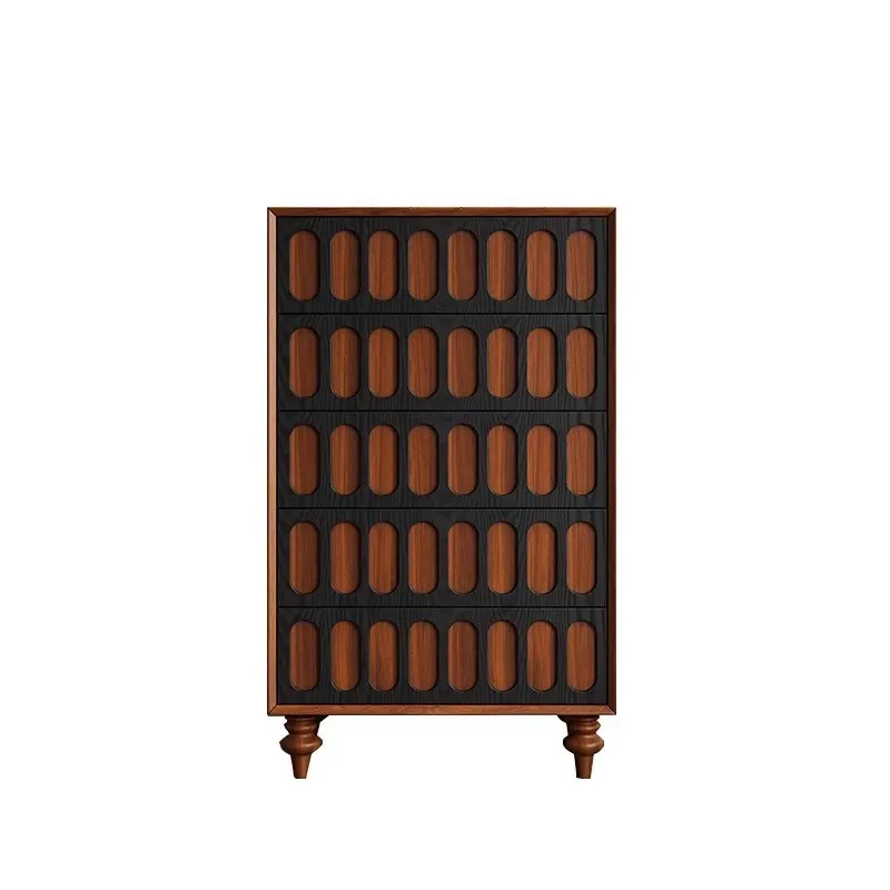 CX medieval solid wood, retro bedroom, living room storage, entrance door cabinet