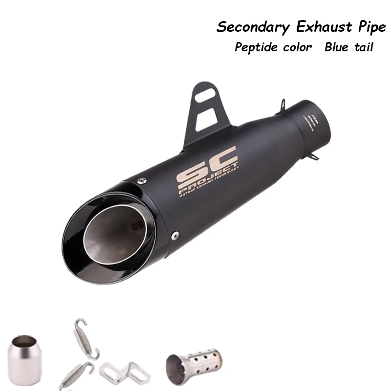 Uniwersalny wydech motocyklowy 51mm z tłumikiem DB do Honda R6 R15 R1 R3 MT07 Tmax155 XMAX GSX25