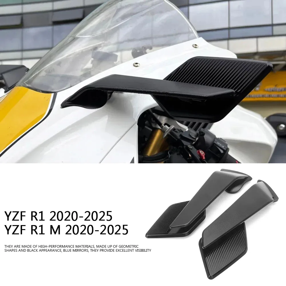 

Stealth Max Winglets Mirror Yzf r1 M Motorcycle Accessories Mirrors To Rotate Adjustable Mirrors 2020-2025 For YAMAHA YZF R1