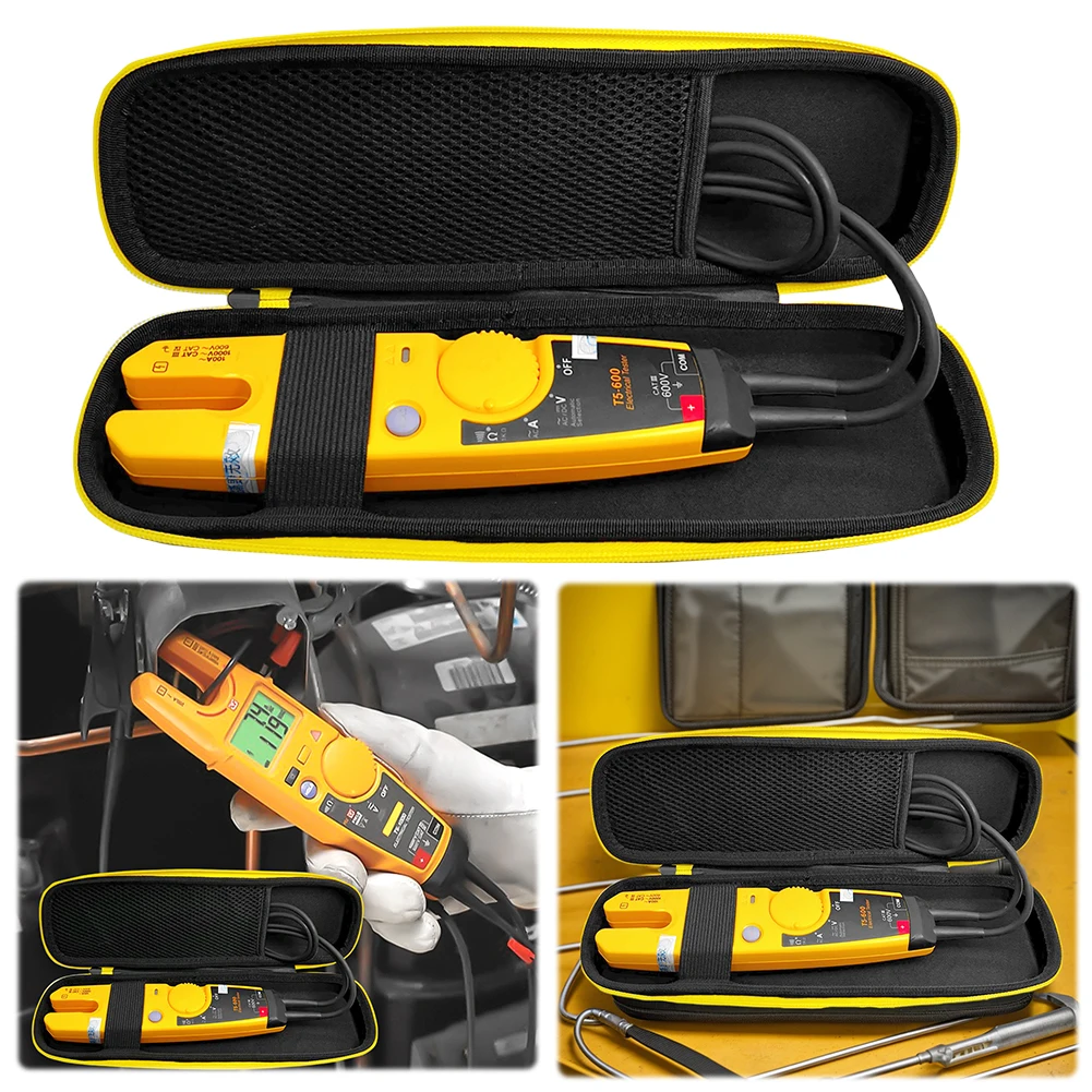 

EVA Hard Waterproof Shockproof Carrying Case for Fluke T5 1000 T5 600 T6 1000 and T6 600 Multimeters