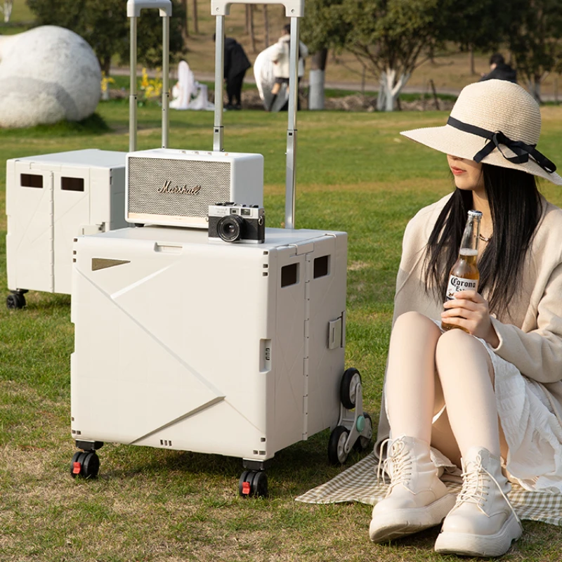 

Collapsible Garden Table with Convenient Carry Case and Adjustable Height