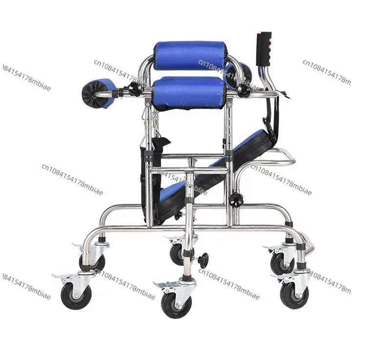 Hemiplegia Lower Limb Training Folding Light Weight Portable Rehabilitation Equipment Rollator Cerebral Palsy Walker