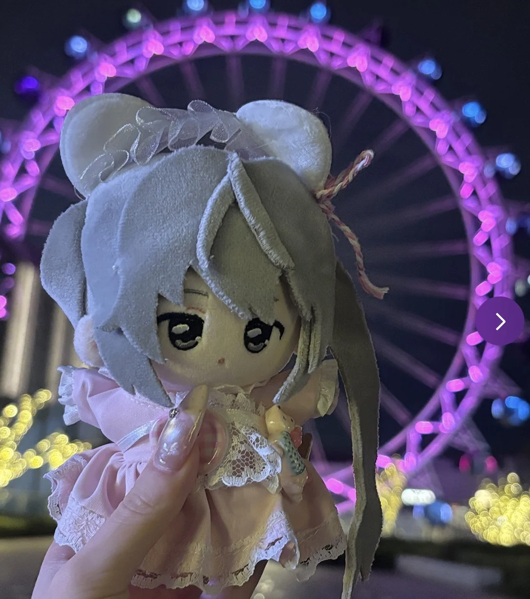 محشوة 10 سنتيمتر أنيمي Yosuga لا سورا سورا Kasugano كوس القطن دمية على ظهره المفاتيح حلية أو الاطفال الكبار هدية عيد ميلاد #2