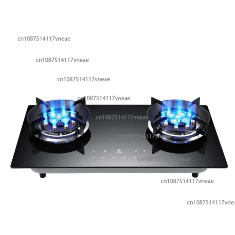Touchscreen Gas Stove with High-Power Timer Built-in Dual-Purpose Household Flip-Top Magic Disc Stove