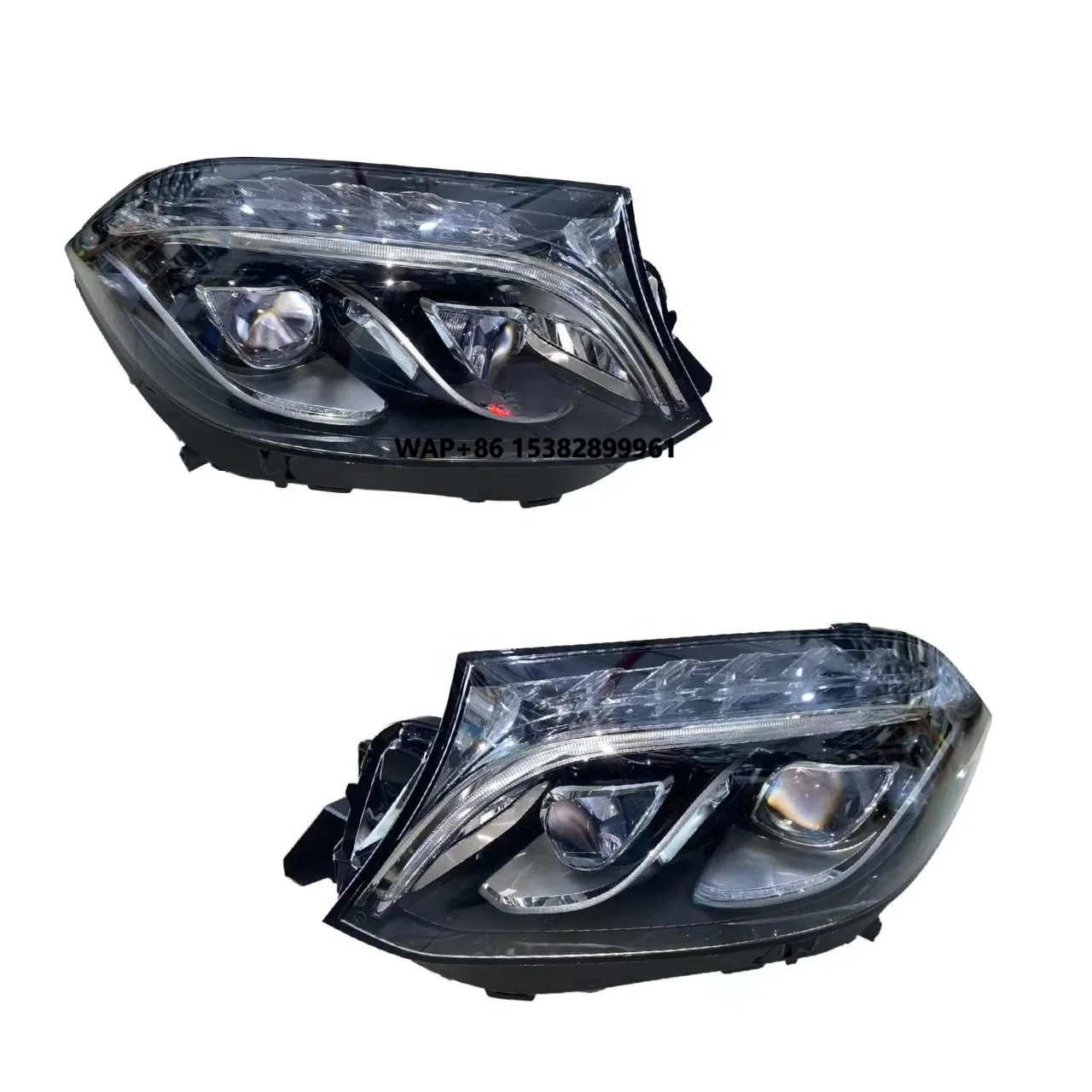 W166 X166 LED Headlights Car Front Bumper Lighting System European Version for GLS2016-2019