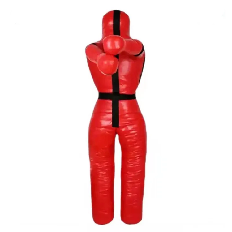 2026 35 kg Wrestling Dummy Fire Drills Fight Training Sparring Boxing Stress Relief Humanoid Polyurethane Vertical Punching Bagp