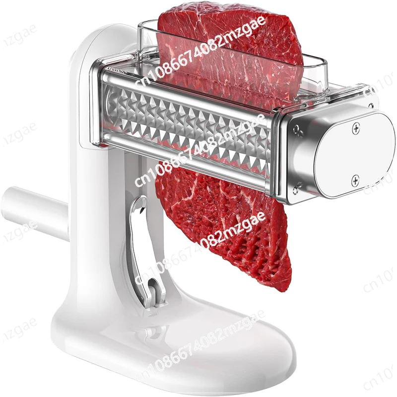

Бытовая тендер для мяса Кухонные инструменты Маленькая ручная машина для тендерига мяса из нержавеющей стали с ручным управлением Плоская