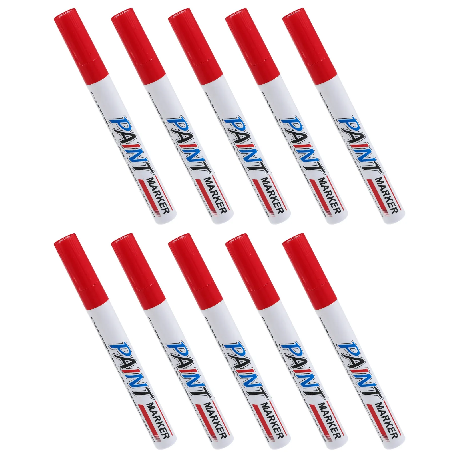 

10Pcs Tombstone Marker Pen Oil Based Paint Permanent Weatherproof Fade Resistant Headstone Restoration Pen for Granite Marble