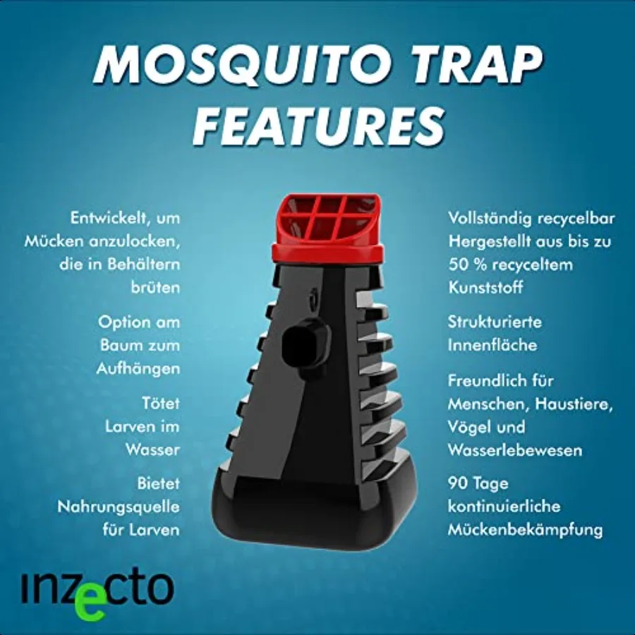 Mosquito Control Trap Device to Effectively Kill Mosquitoes Their Larvae Outdoor Mosquito Eradicator That is Effective LongTerm